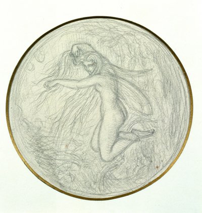 Studie van een fee door Joseph Noel Paton
